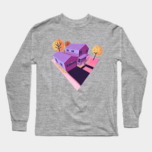 Average Pink House Long Sleeve T-Shirt